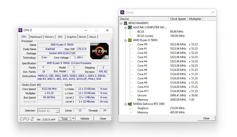 AMD Ryzen 9 7900X - podkręcanie procesora