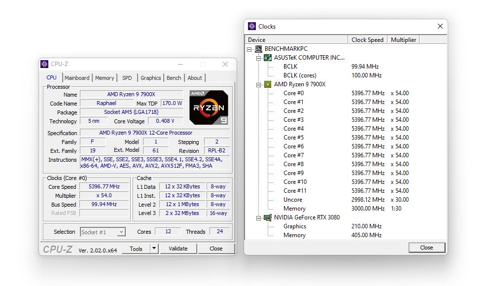 AMD Ryzen 9 7900X - podkręcanie procesora