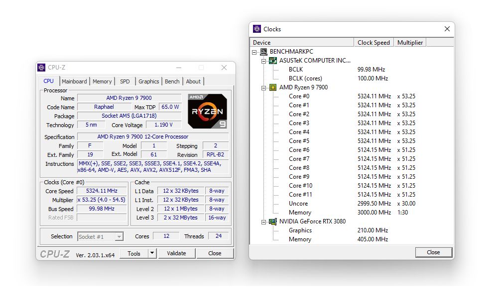 AMD Ryzen 9 7900 - podkręcanie procesora