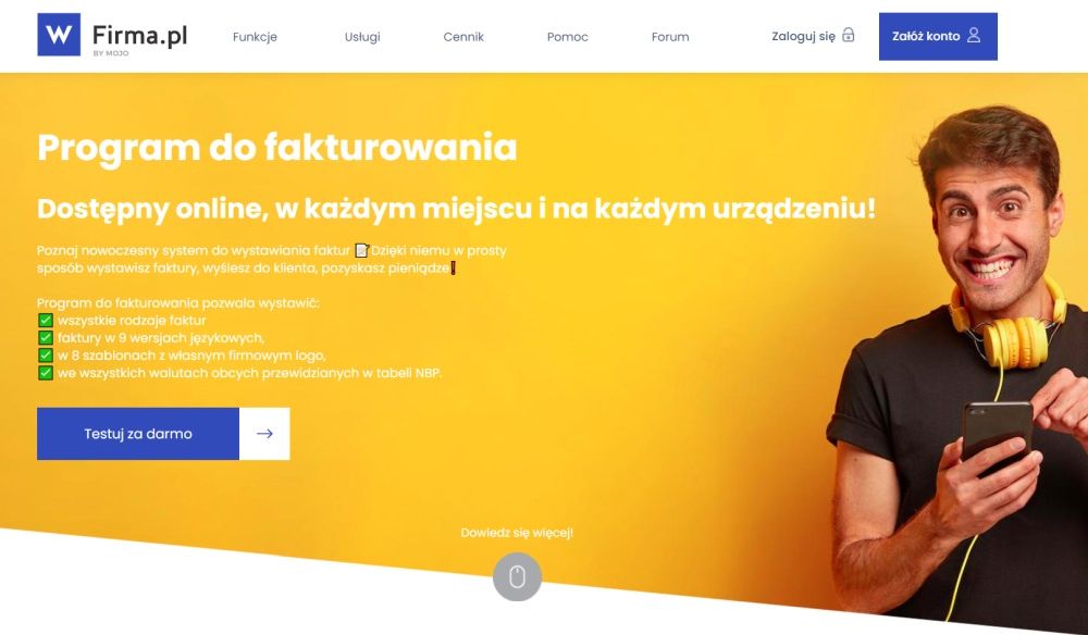 wfirma - TOP 10: Jaki program do fakturowania i handlu w chmurze