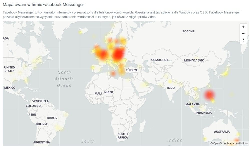 Messenger DownDetector