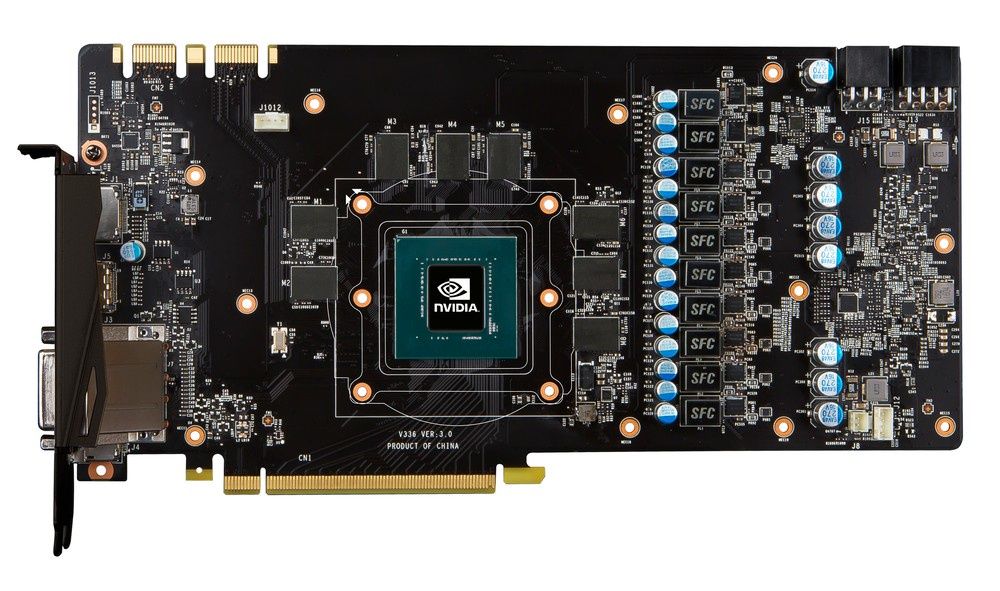 MSI GeForce GTX 1080 Gaming X - PCB