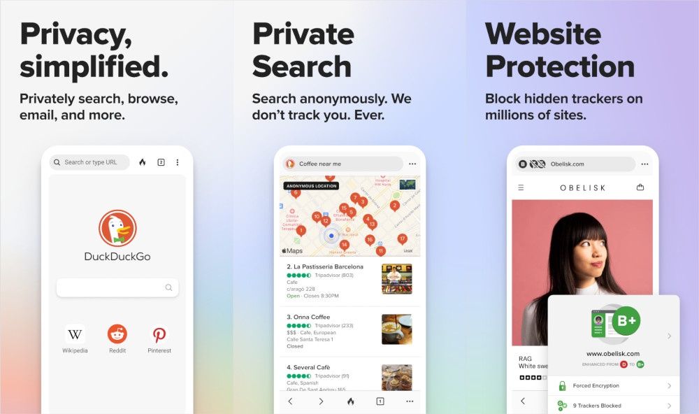 DuckDuckGo Privacy Browser app