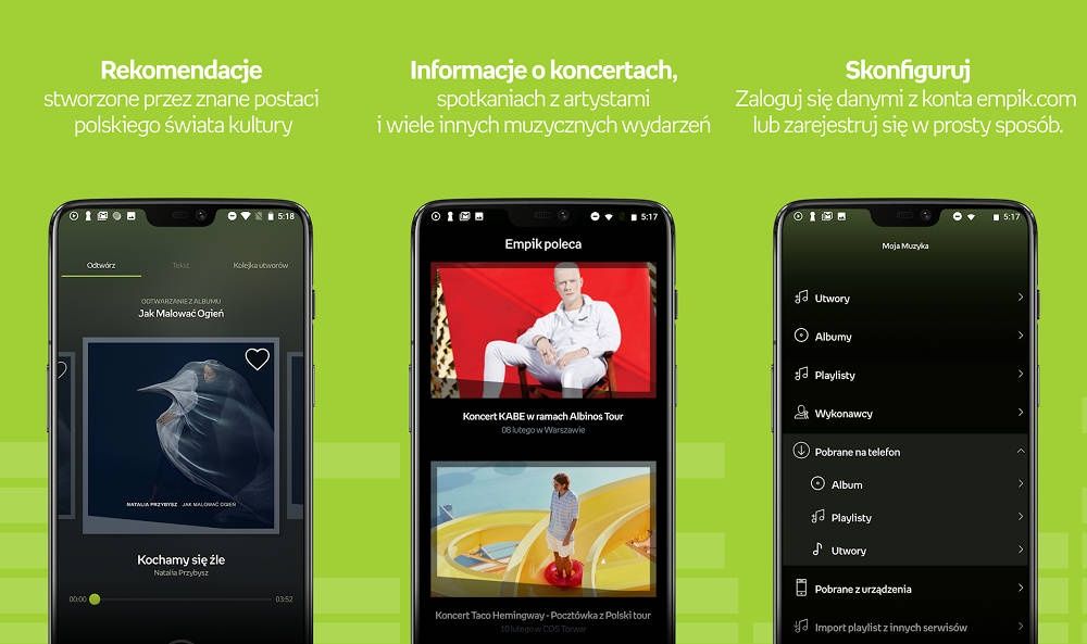 Empik Music screen