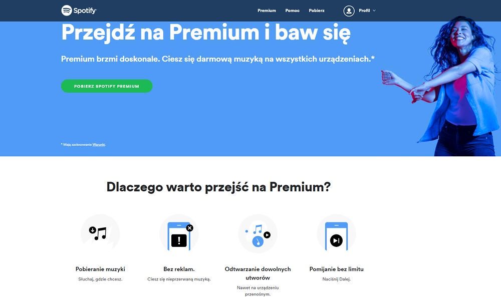 Spotify Premium info