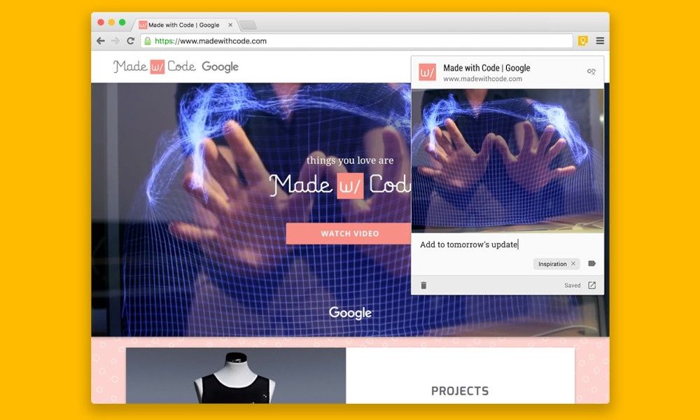 Chrome Google Keep