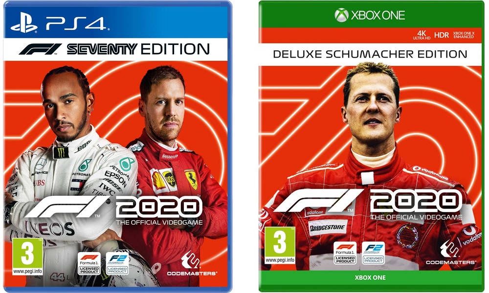 F1 2020 okładki