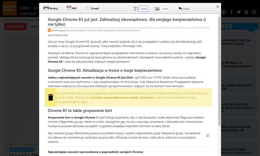 Chrome Print Friendly &amp; PDF