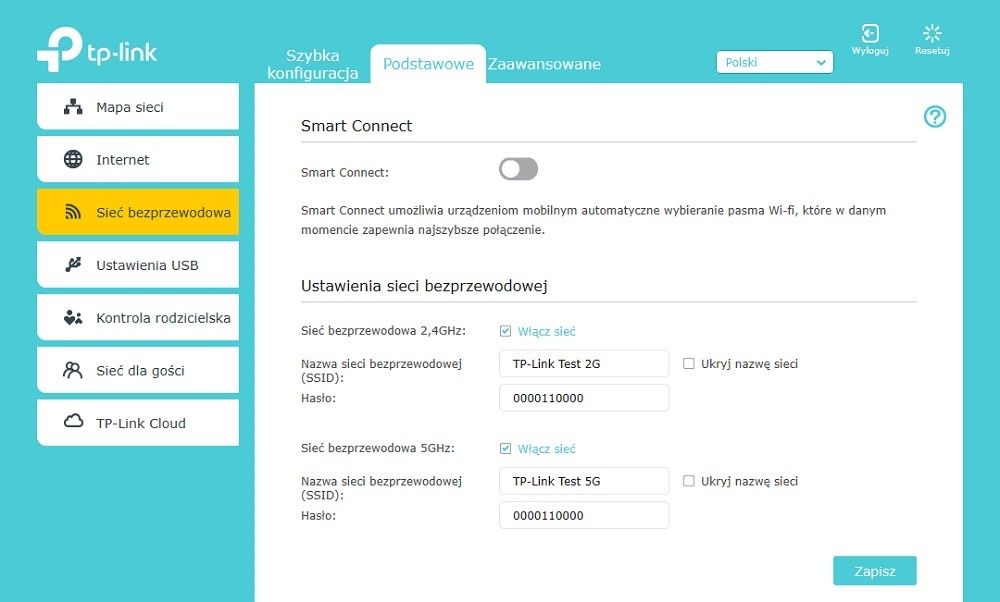 TP-Link Konfiguracja Podstawowa