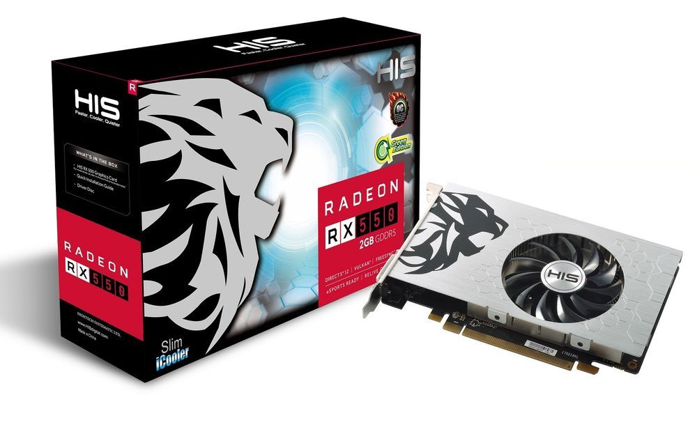HIS Radeon RX 550 Slim-iCooler OC
