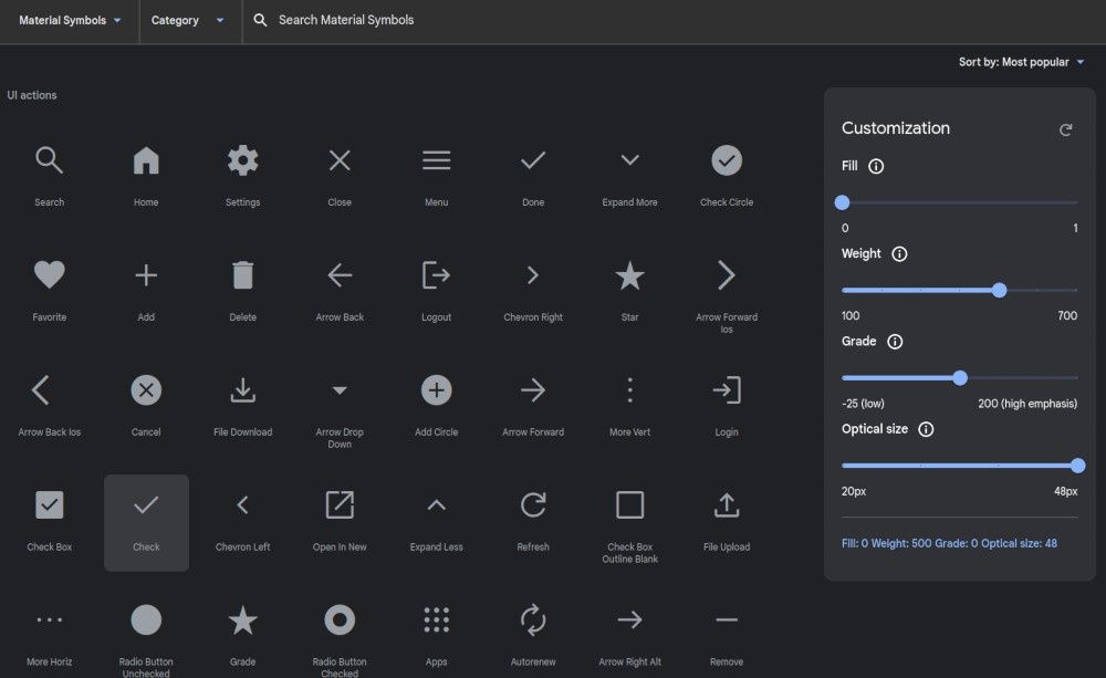 material symbols