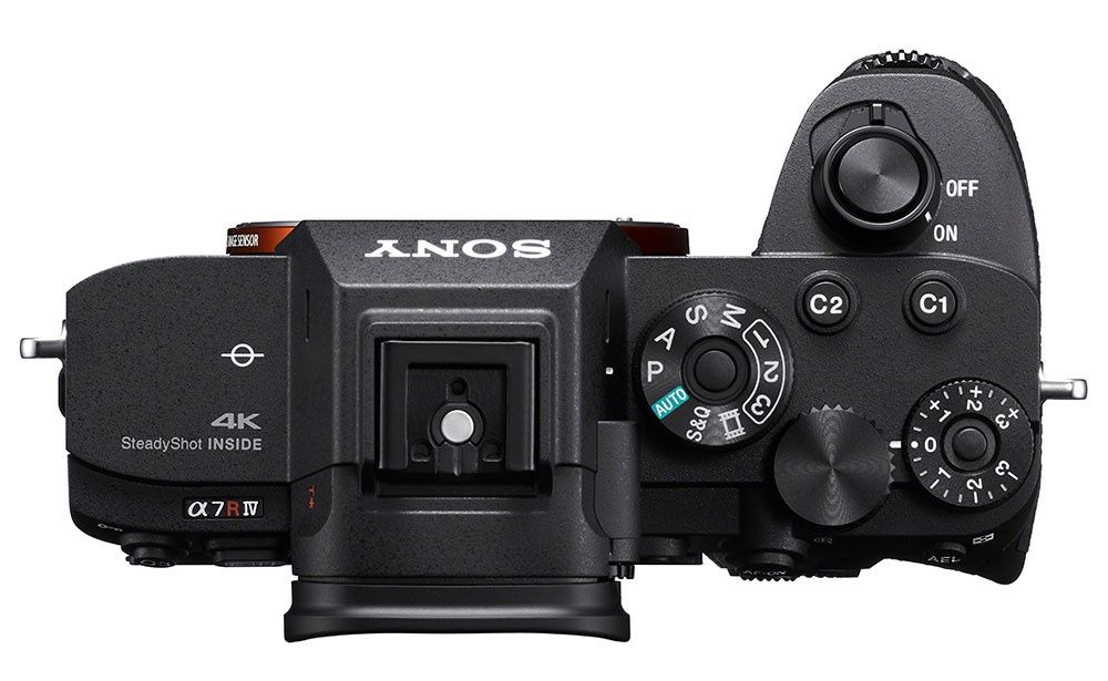 Sony A7R IV widok góra