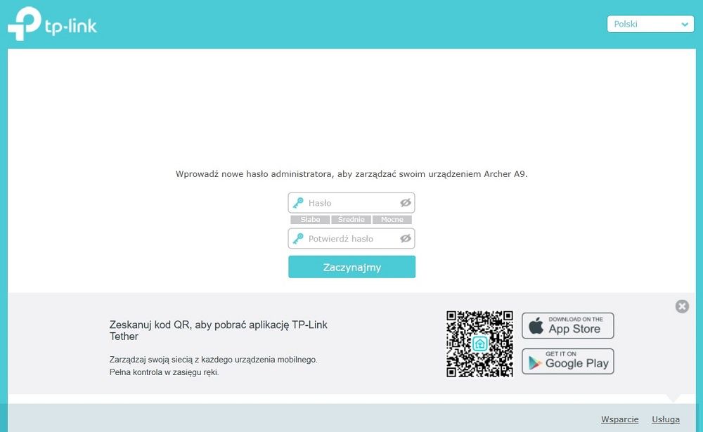 TP-Link Szybka Konfiguracja
