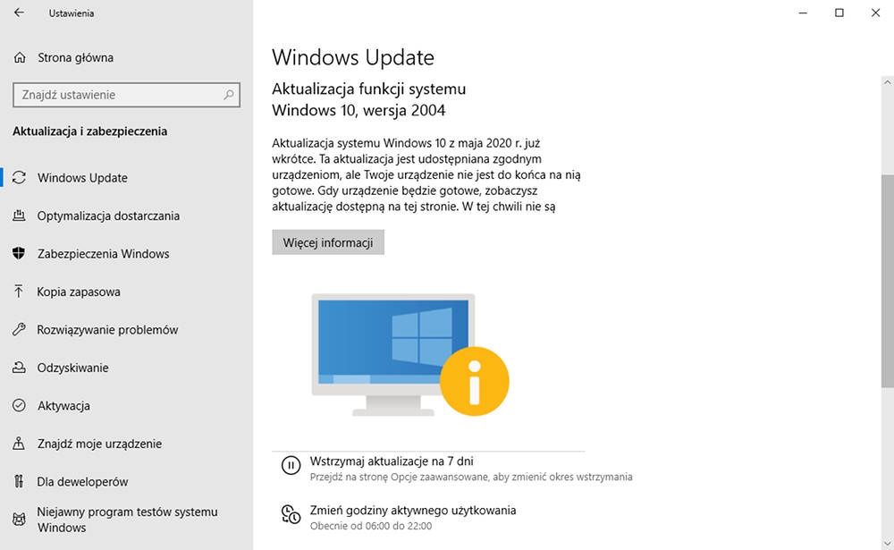 Windows 10 aktualizacja blokada