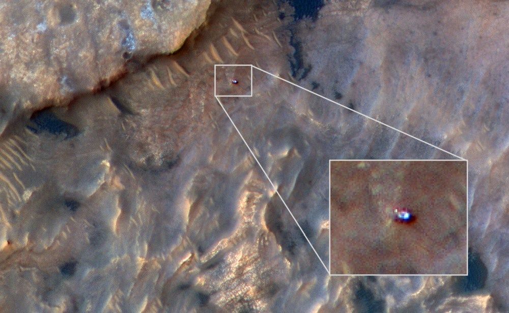 Curiosity na Marsie