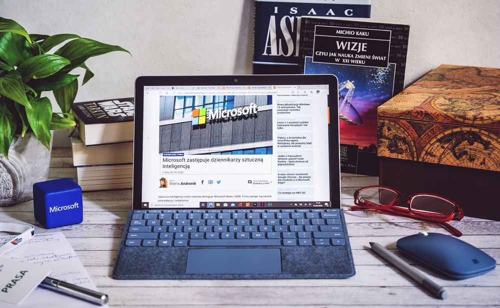 Microsoft Surface Go 2 i klawiatura