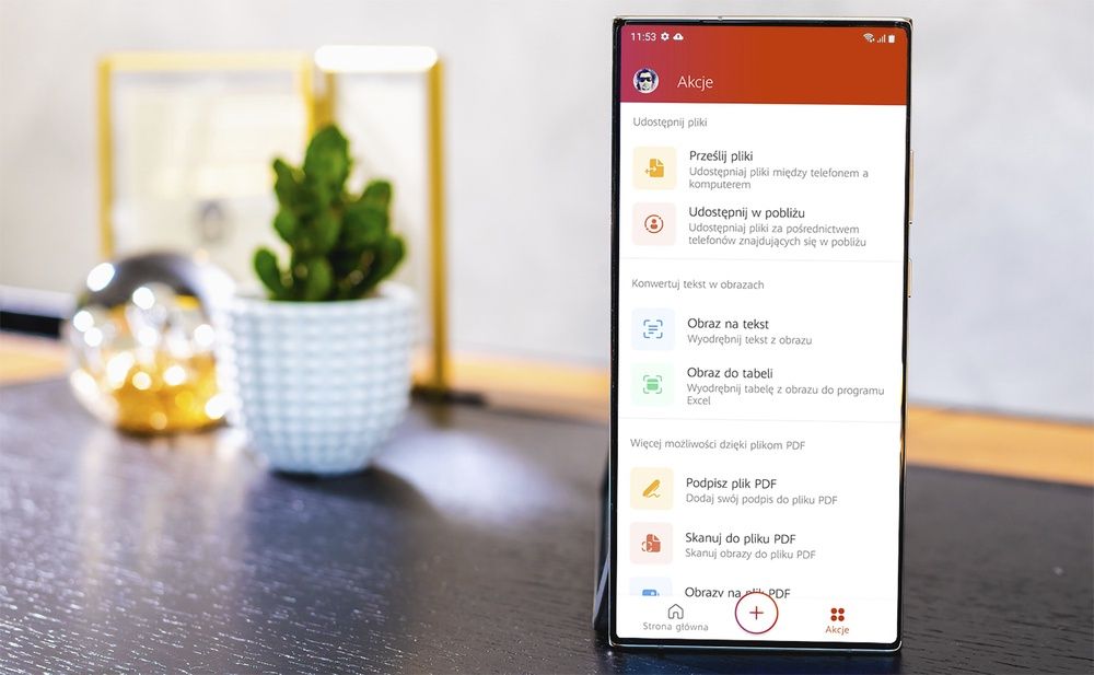 Microsoft smartfon office