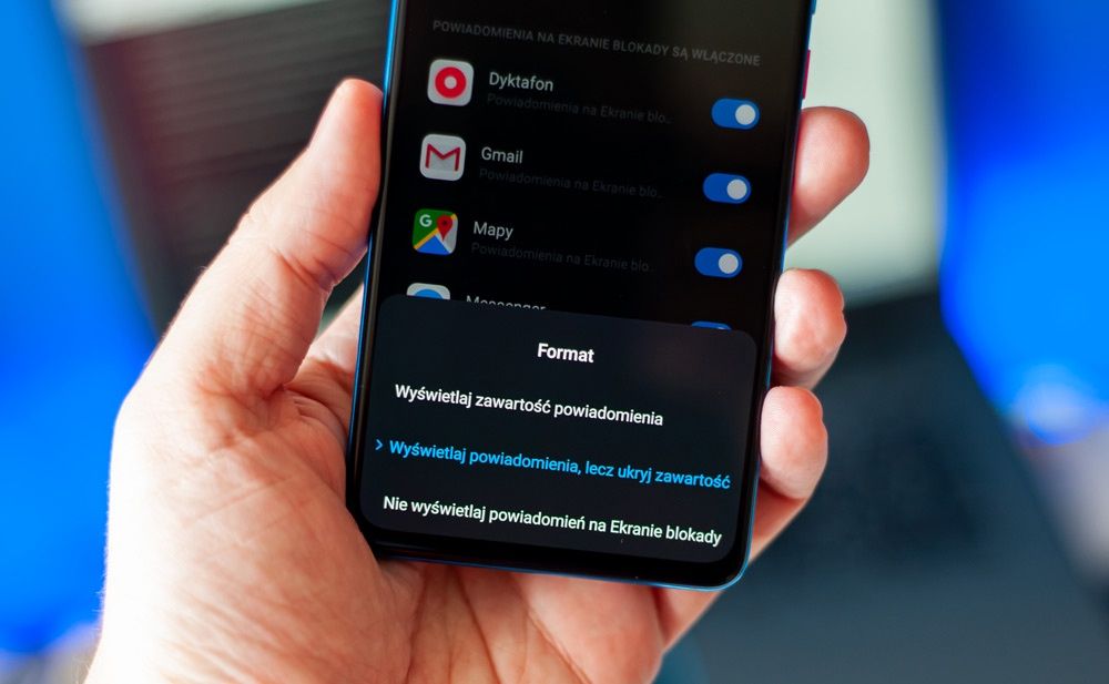 jak ukryć powiadomienia na zablokowanym telefonie