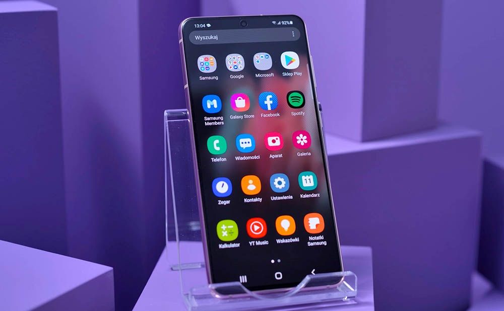 Galaxy S21 Plus wyświetlacz