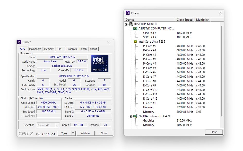 Intel Core Ultra 5 235 - specyfikacja procesora