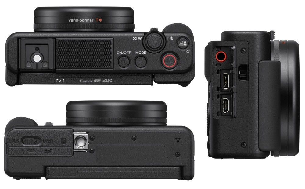 Sony ZV-1 góra dół bok