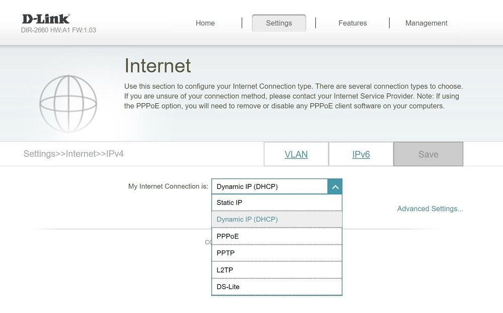 D-Link EXO DIR-2660 - Konfiguracja przez przeglądarkę