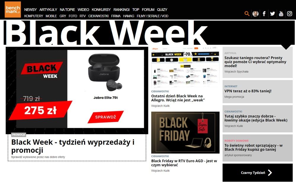 Black Week benchmark.pl