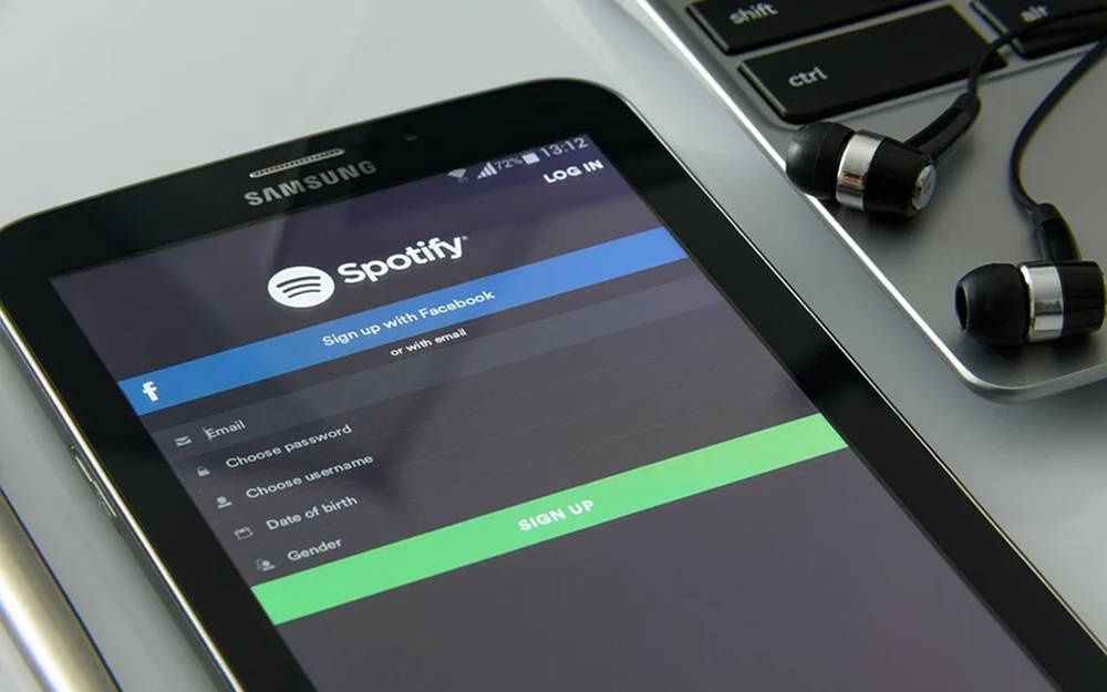 Muzyka Spotify smartfon