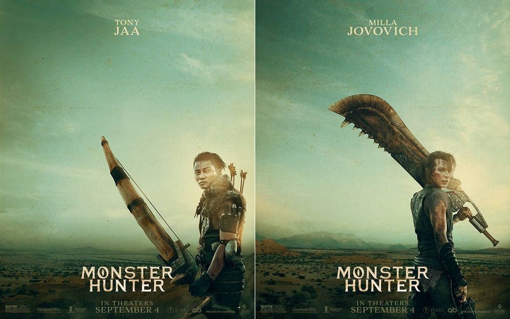 Monster Hunter film plakaty
