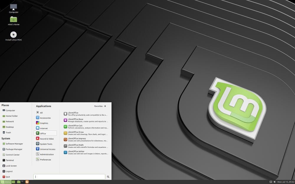 Linux Mint 19.2 MATE