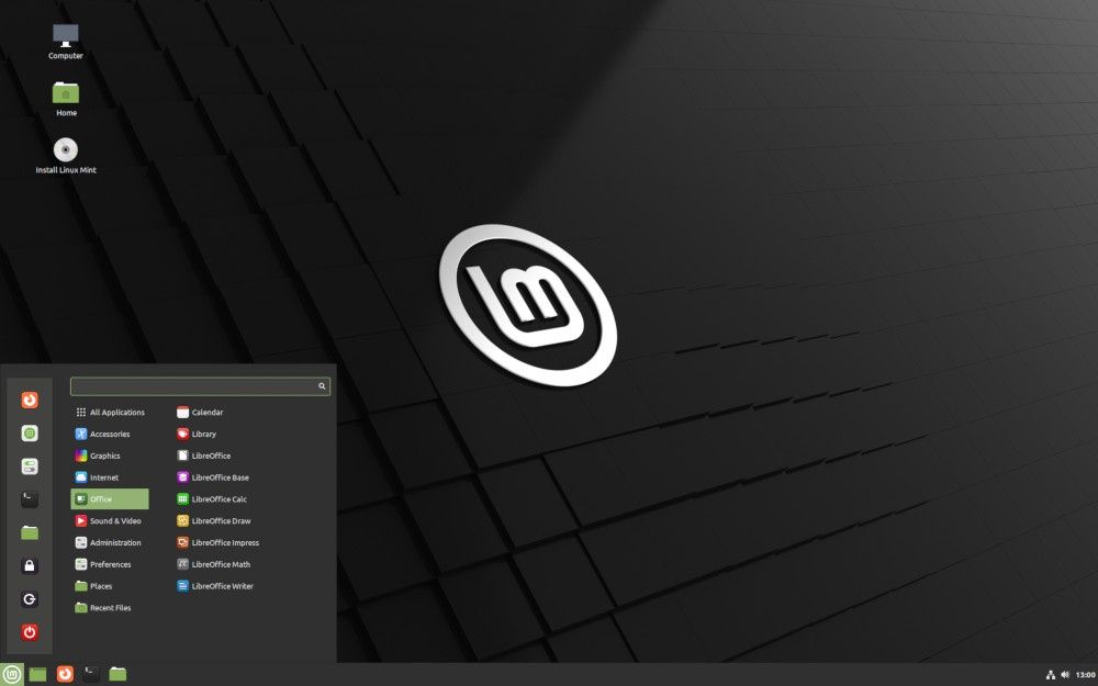 Linux Mint 20.3 pulpit
