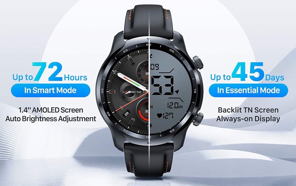 TicWatch Pro 3 LTE ekrany