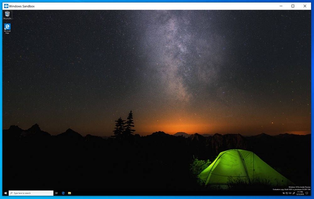 Windows 10 Sandbox