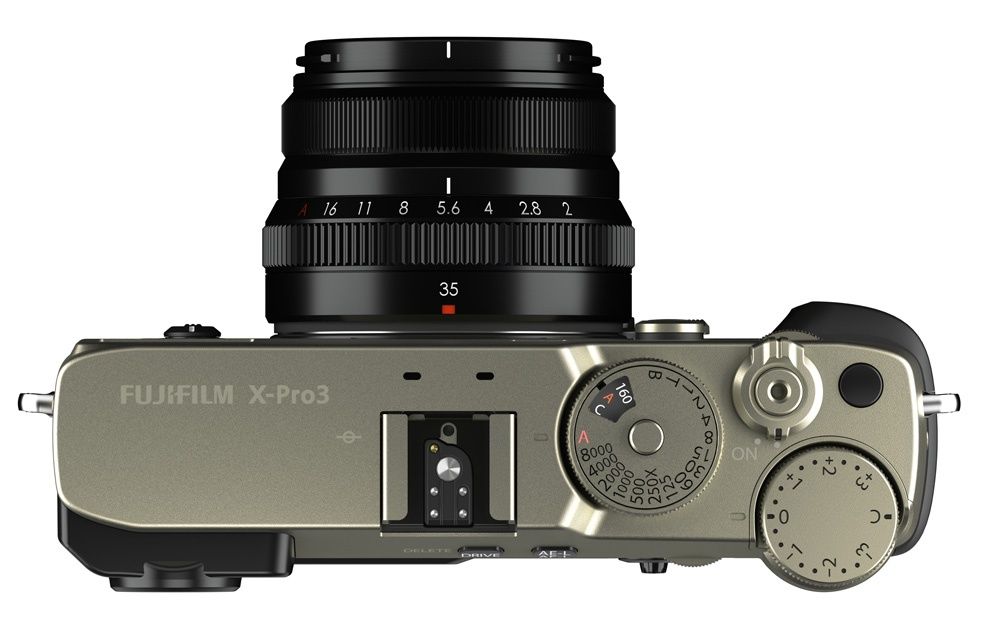 Fujifilm X-Pro3 górny panel