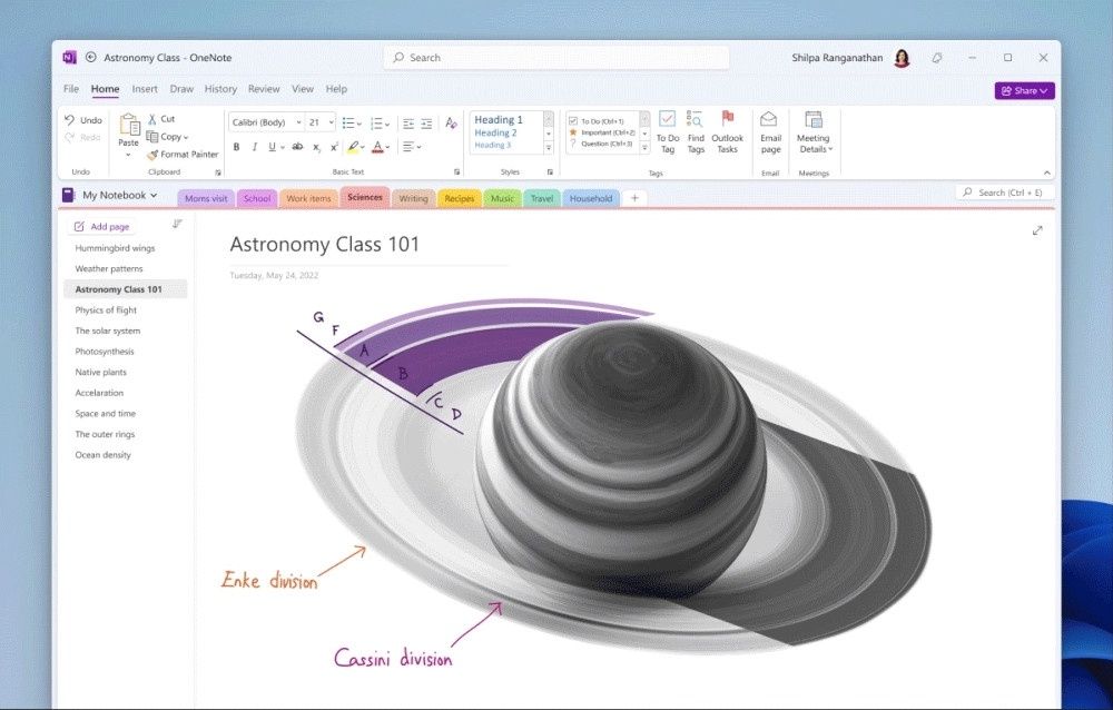 Microsoft Build OneNote