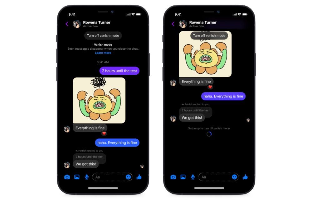 Messenger vanish