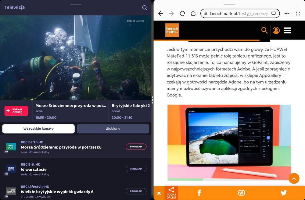 Podział ekranu
