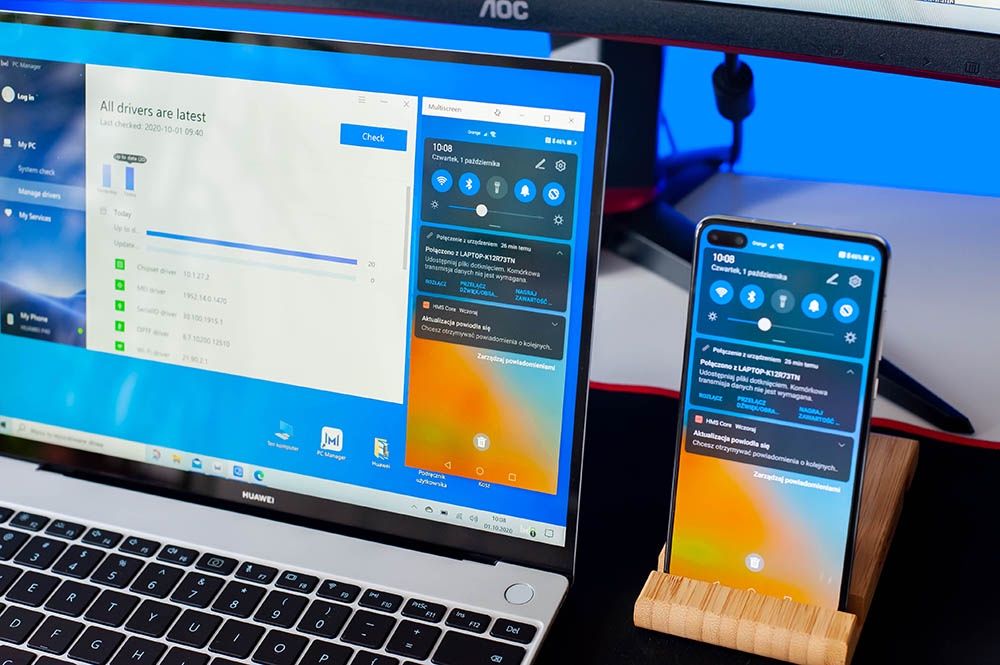 Huawei MateBook X - cienkie ramki
