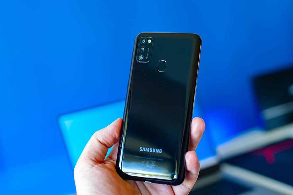 Samsung Galaxy M21 - czytnik linii papilarnych