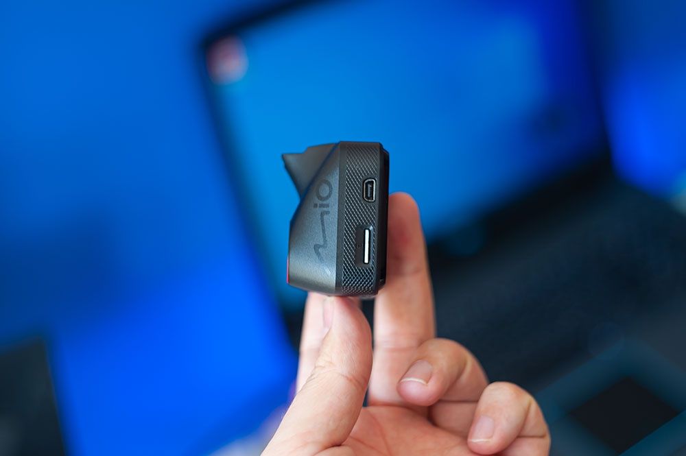 Mio MiVue C540 - miejsce dla karty pamięci microSD