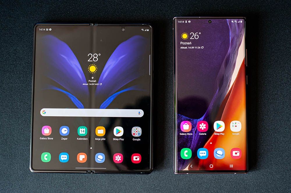 Galaxy Z Fold2 5G vs Galaxy Note20 Ultra 5G
