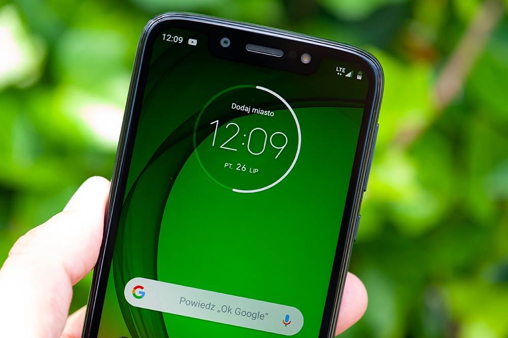 Moto G7 Play - notch