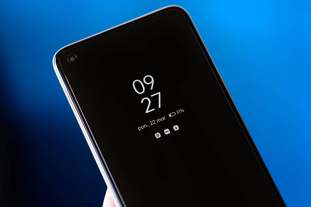 realme 8 Pro - ekran zawsze włączony