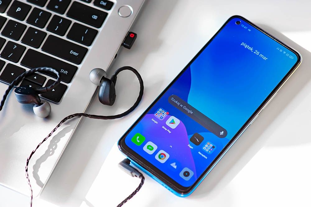 realme 8 Pro mini jack 3,5 mm