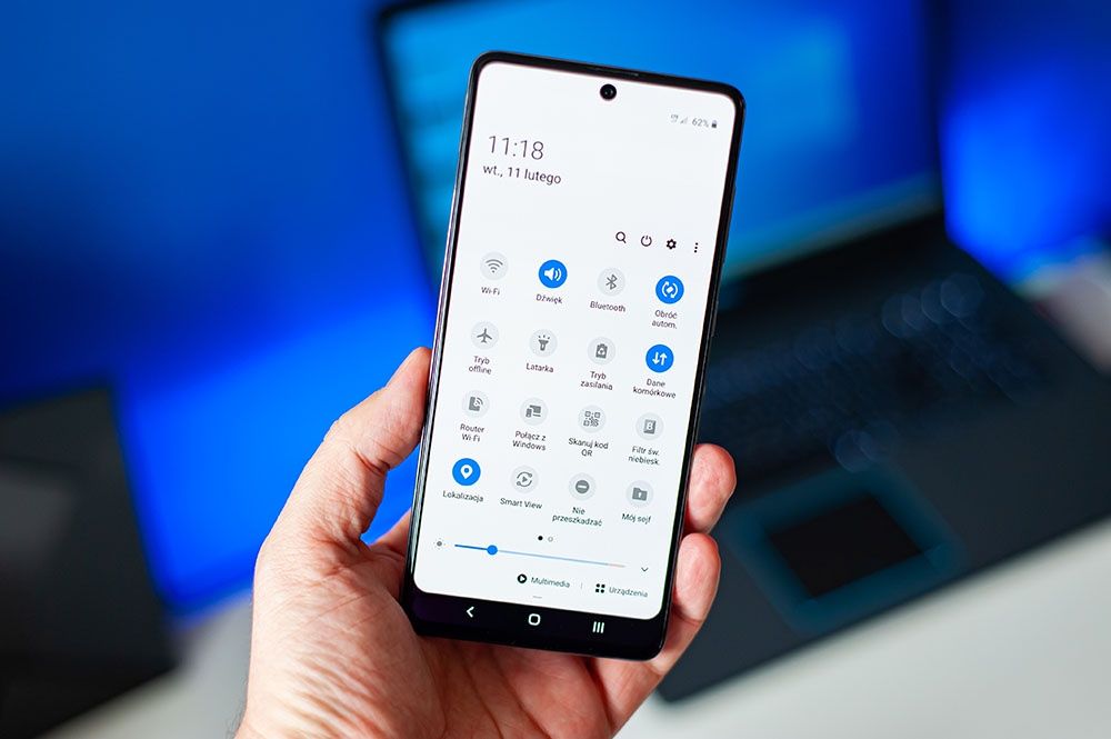 Samsung Galaxy A71 - menu