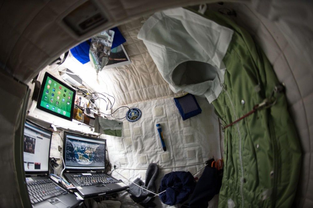 Pokój Scott Kelly ISS