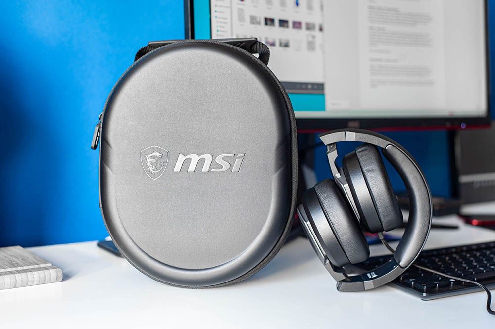 MSI Immerse GH61 składane słuchawki gamingowe