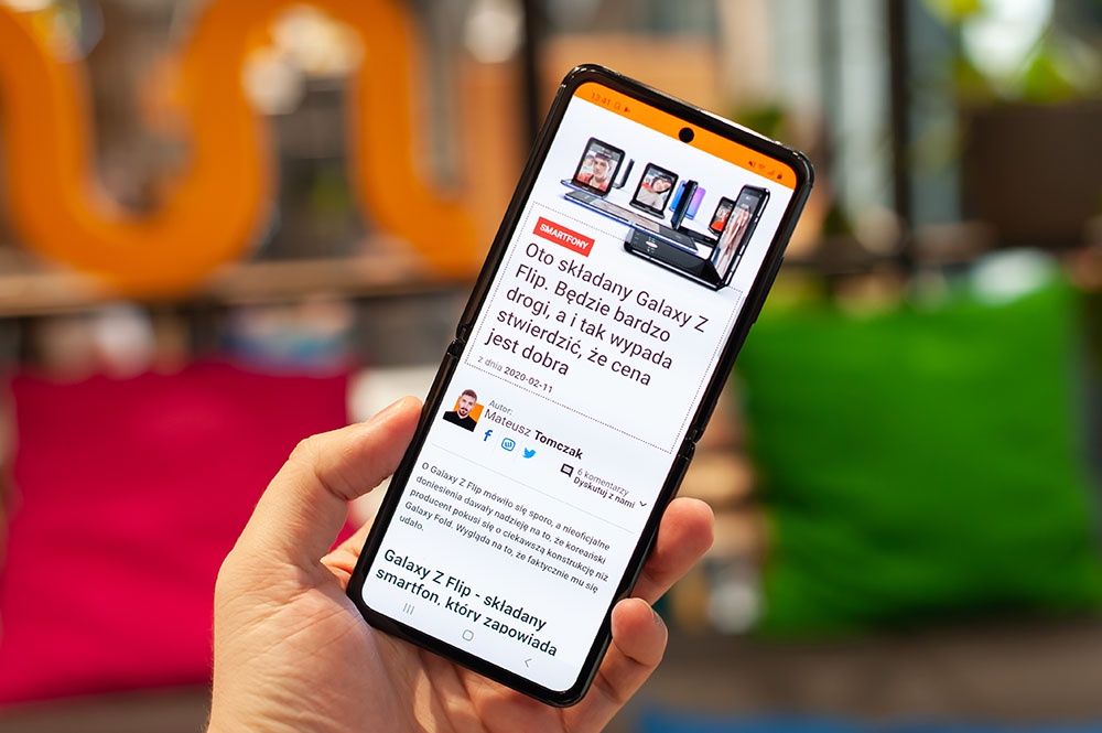 Samsung Galaxy Z Flip - wrażenia, wstępna opinia