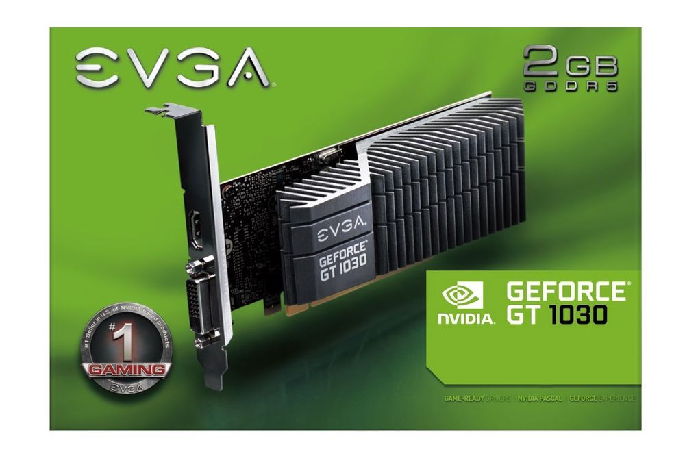 EVGA GeForce GT 1030 SC Passive Low Profile
