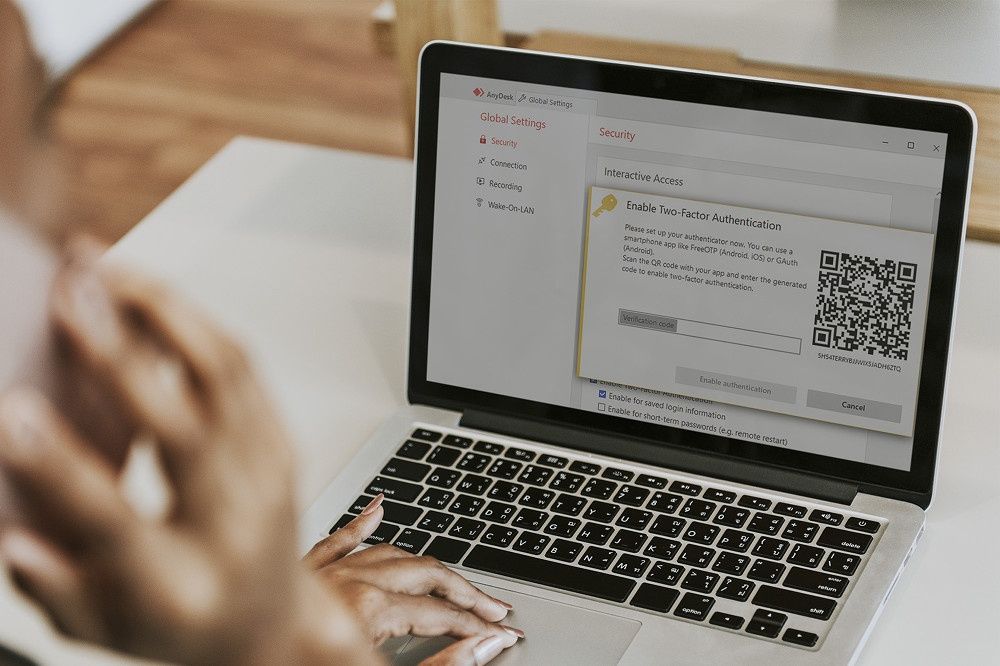 AnyDesk 2FA